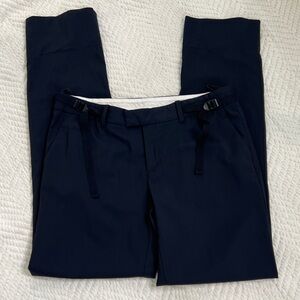 Helmut Lang Navy Wool Dress Pants, 6